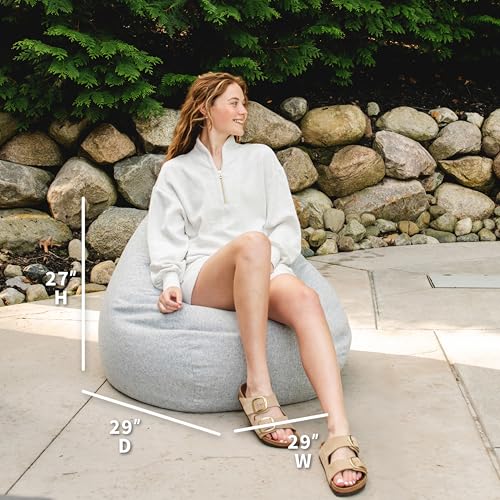 Paprika 2.5 feet Weatherproof Bean Bag Chair L7799