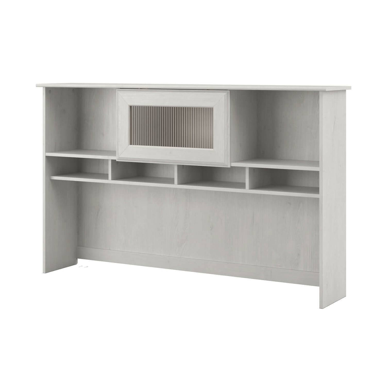 60W Hutch Linen White Oak H6893