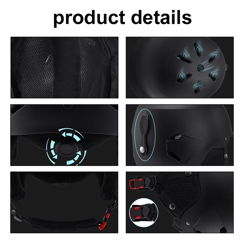 Adjustable Cycling Ski Snowboard Helmet S140