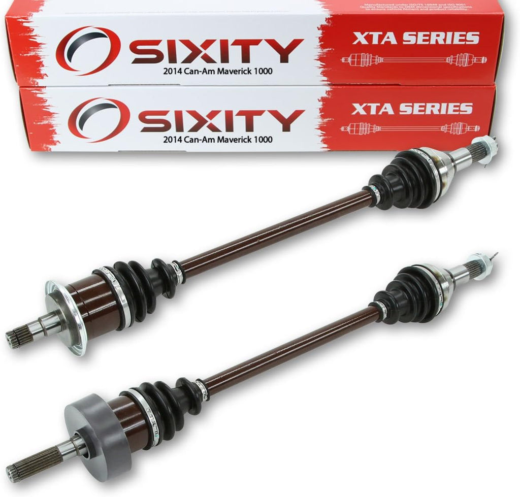 Front Left Right Axles Pair for Can-Am Maverick 1000 4X4 I2977