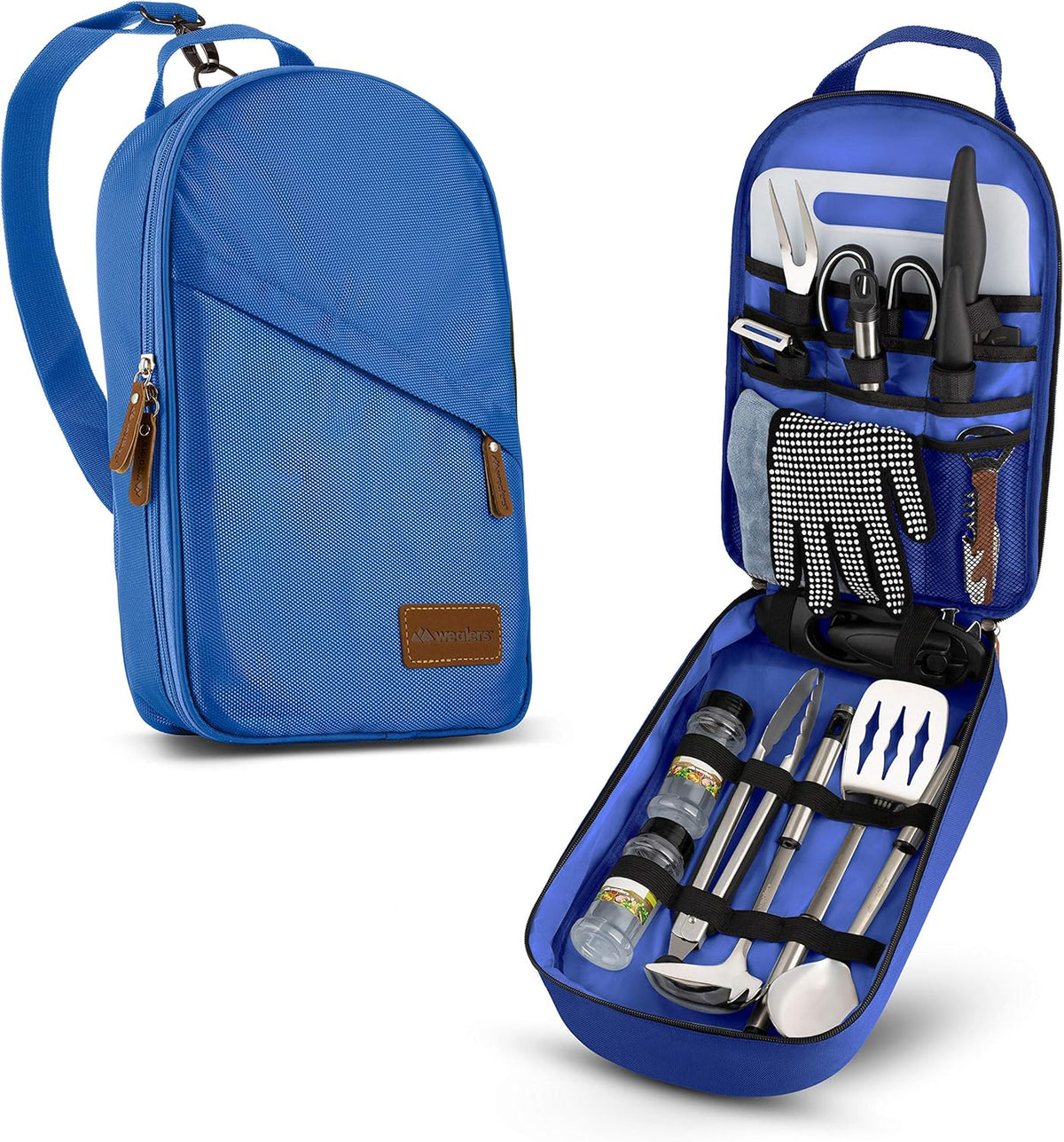 Camp Kitchen Cooking Utensil Set Travel Organizer J792399