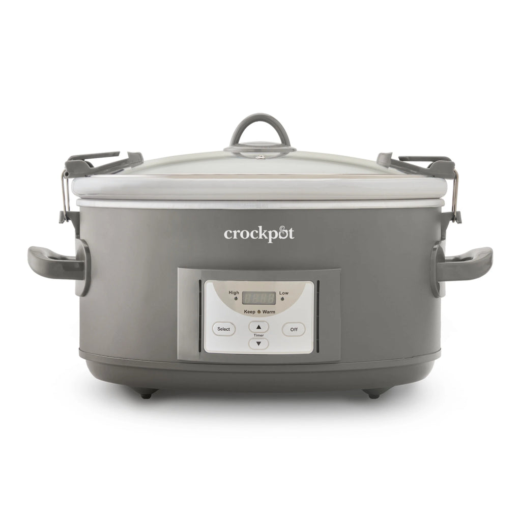 7-Quart Programmable Slow Cooker, Grey Q141