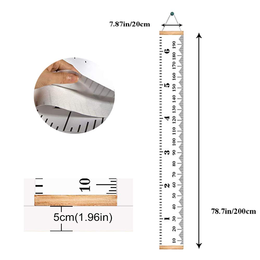 Removable Canvas Height Chart Ruler, Pack of 2 X61080