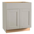 30 x 34.5 x 21 in. Dove Gray Bathroom Vanity Base Cabinet D159377