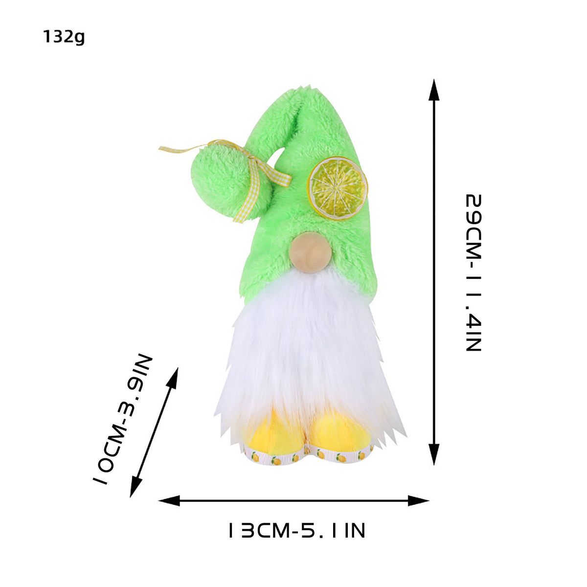 Summer Lemon Plush Dwarf Doll A60948