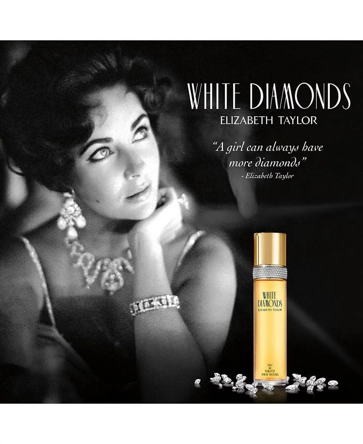 White 3.3 oz EDT Spray A670038