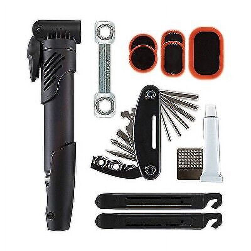 Black Bike Seat Pack with Repair Tools X960