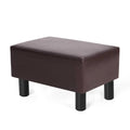 Small Brown Footstool Ottoman L968187