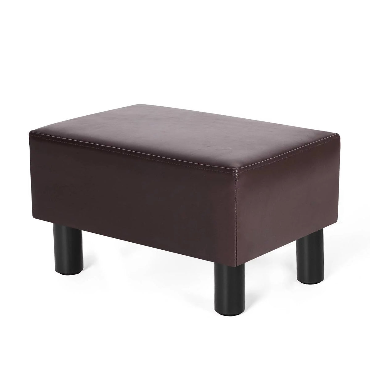 Small Brown Footstool Ottoman L968187