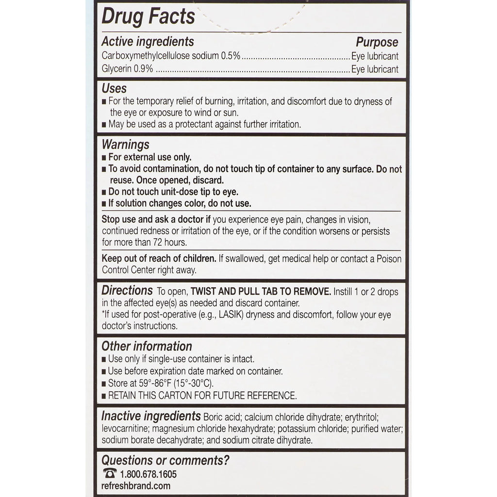 Preservative-Free Lubricant Eye Drops 0.4 ml 60 Count N411956