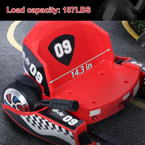 Electric Go Kart for Kids, 36V 350W Motor 16 MPH 4 Wheel Ride on Toy C8481