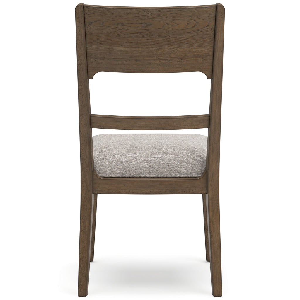 Brown & Tan Traditional Dining Chair Set of 2 C924