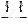 Front Rear Complete Suspension Shocks Strut And Coil Spring Mount Assemblies Kit M382085
