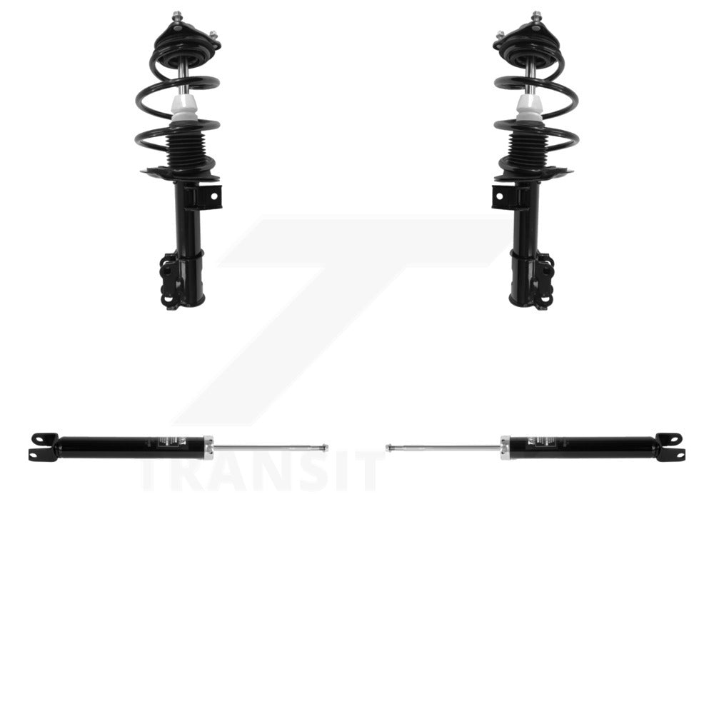 Front Rear Complete Suspension Shocks Strut And Coil Spring Mount Assemblies Kit M382085