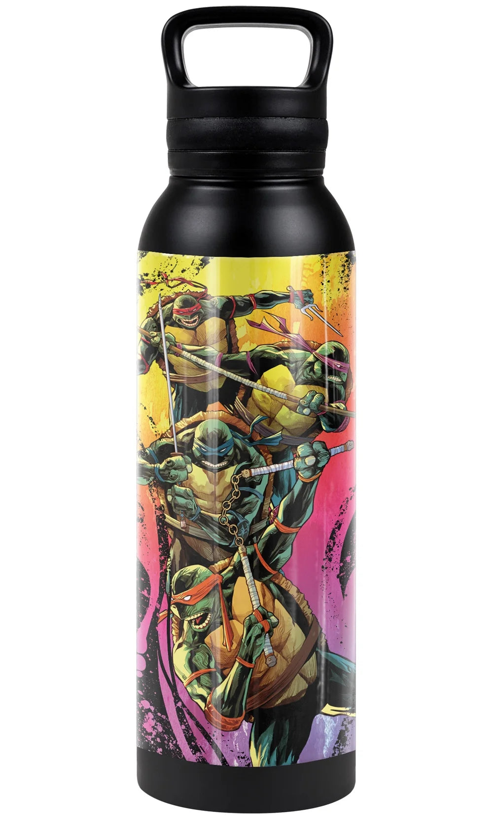 24 oz Insulated Stainless Steel Water Bottle with Loop Cap U5799