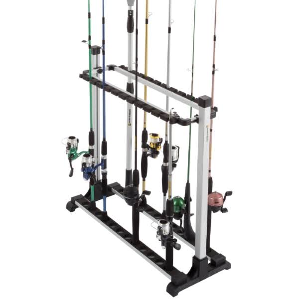 Aluminum Freestanding Fishing Rod Rack Storage J9008