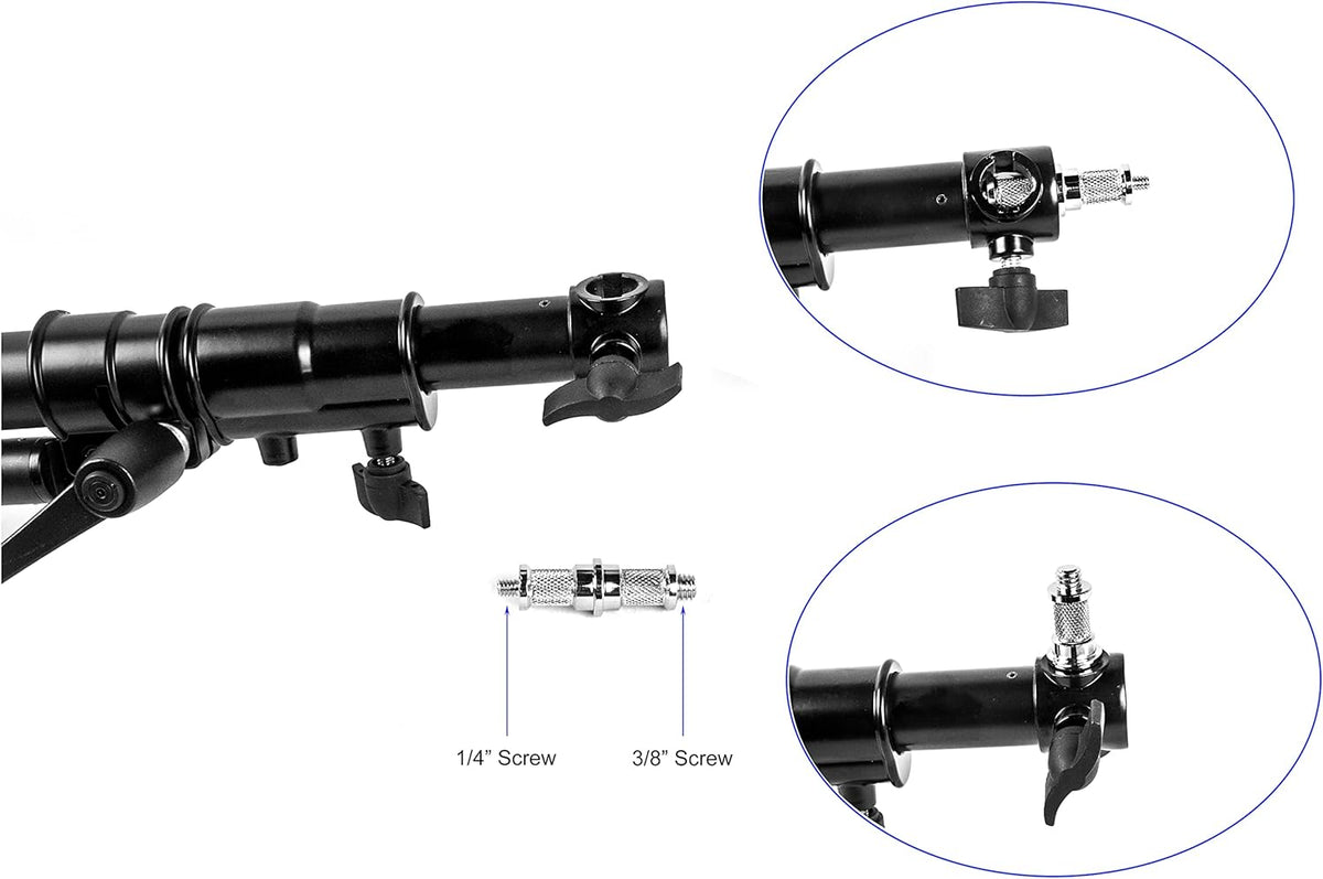 Wall Mount Boom Arm for Strobe Lights, 51 inches, Pack of 2 X30522