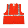 Fluorescent Orange-Red High Visibility Class 2 Mesh Vest V694378