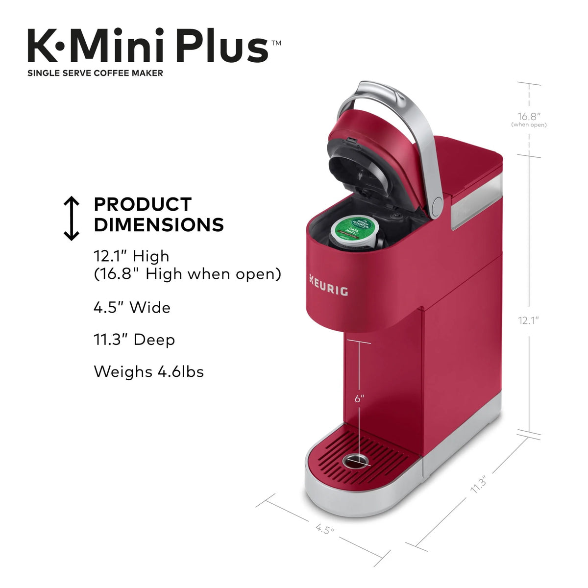 Single Serve K-Cup Pod Coffee Maker M571