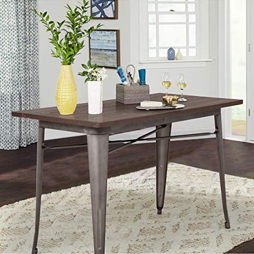 Metal Outdoor Dining Table 31 x 31 Inches L2285