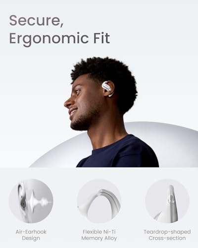 Black Open-Ear True Wireless Earbuds I285642