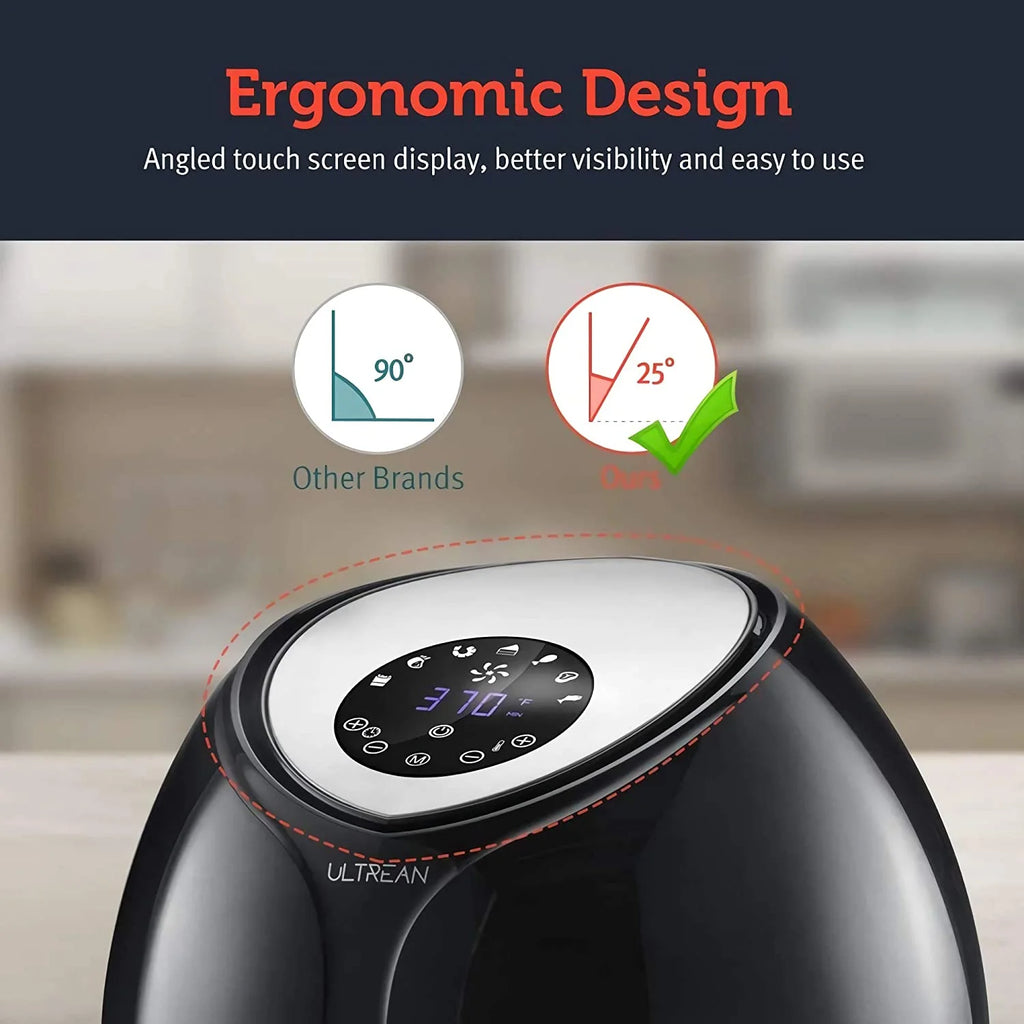 Large Air Fryer 8.5 Quart with Touch Screen (Black) U9885