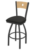 Swivel Counter Stool with Pewter Finish H53516