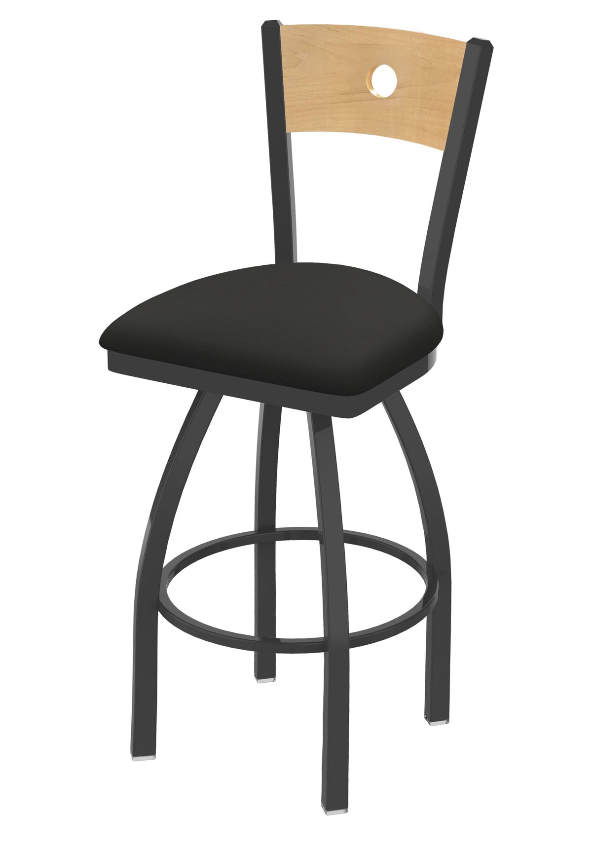 Swivel Counter Stool with Pewter Finish H53516