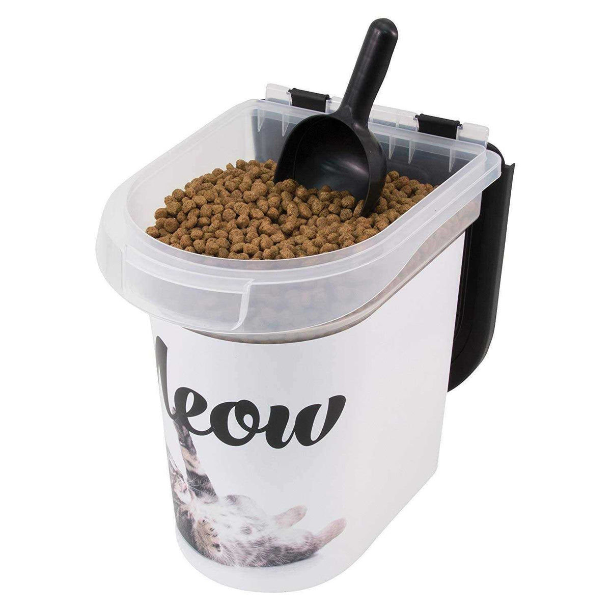 15 lbs Plastic Food Bin with Scoop E258