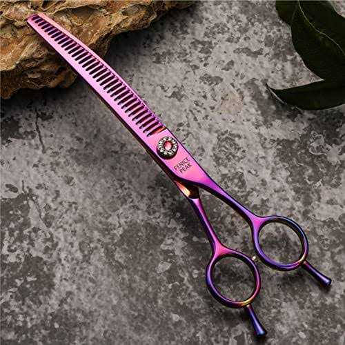 Curved Thinning Dog Grooming Scissors 7.0” 440C Steel C127