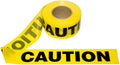 Yellow Caution Barricade Tape, 3 in. x 1000 ft. Roll, 12-Pack Pack of 2 G95038