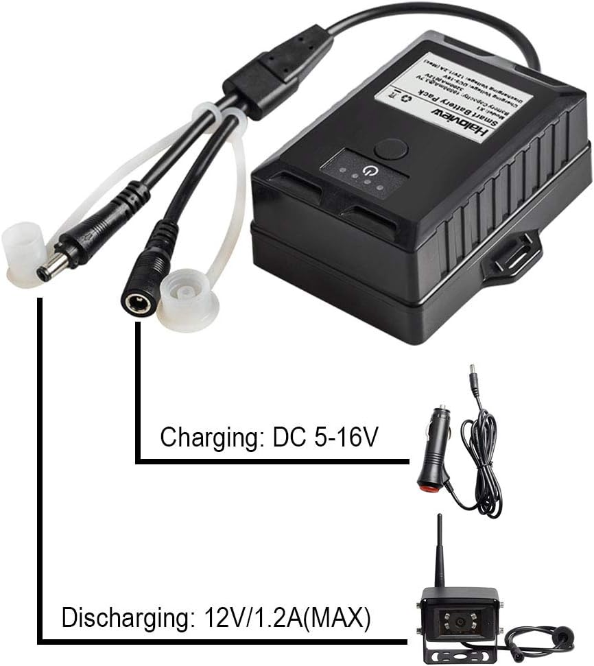Smart Battery Pack for Backup Camera Systems Pack of 2 V850