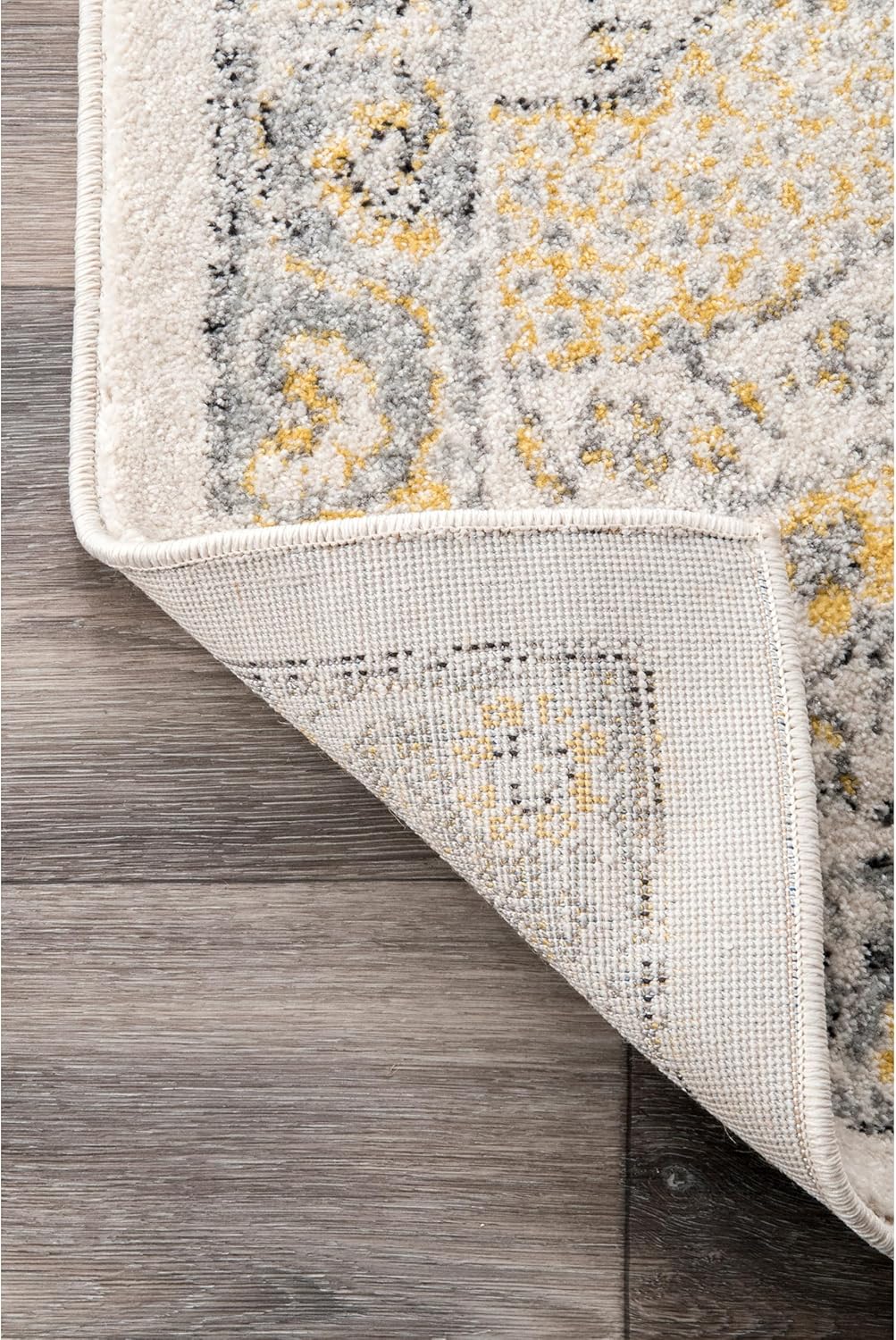 2x10 Runner Rug Gold/Off-White I28282