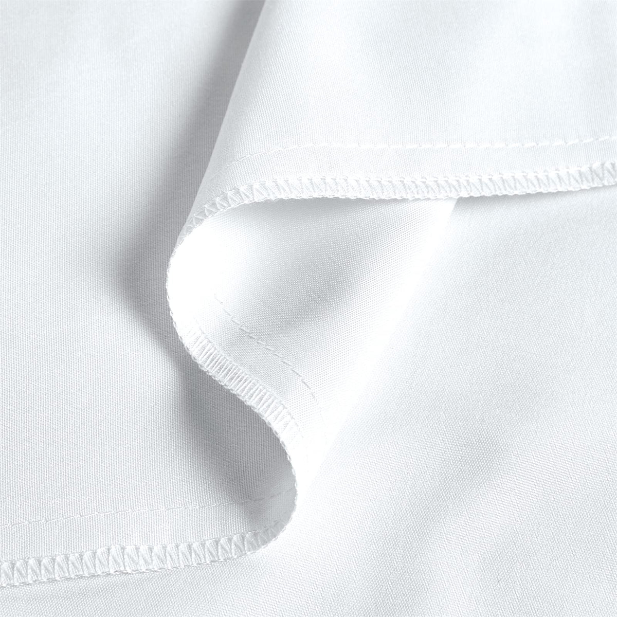 White Cooling Microfiber Twin Size Flat Sheets 6-Pack A726