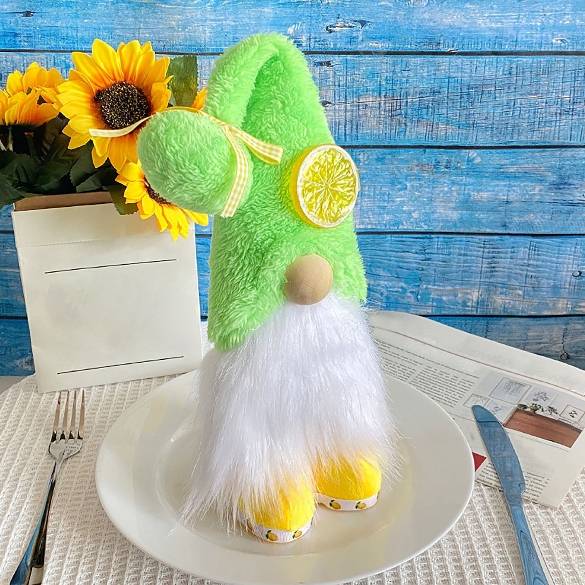 Summer Lemon Plush Dwarf Doll A60948