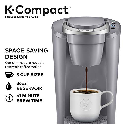 Black Single-Serve Coffee Maker with 3 Brew Sizes X988841