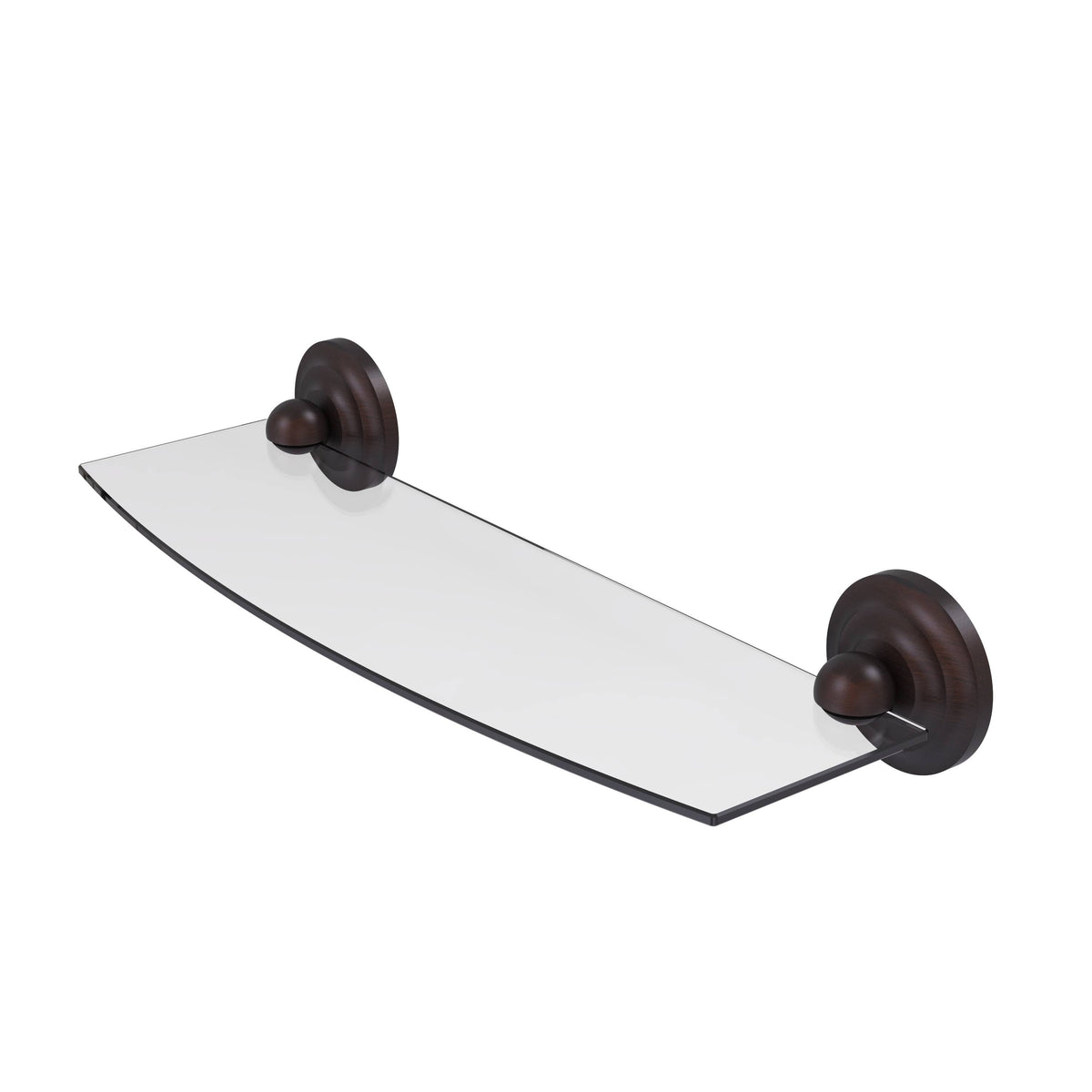 Polished Chrome 24 inch Glass Shelf E287