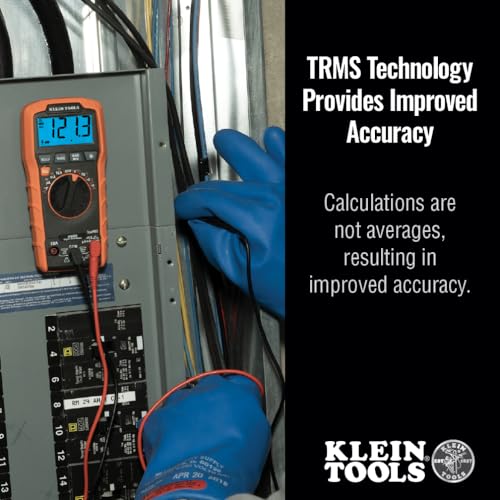 Slim Digital Multimeter with Reverse Contrast Display E297351