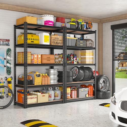 5 Tier Heavy Duty Adjustable Metal Storage Shelves Z3702