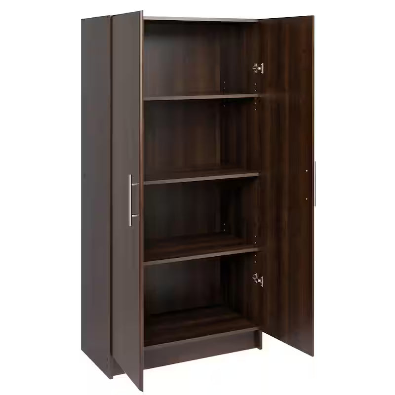 Wood Freestanding Garage Cabinet in Espresso R190