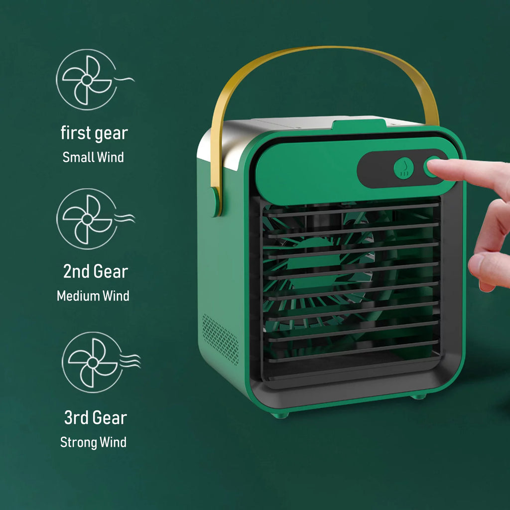 Air Conditioner Fan 180mL 3 Speeds USB Air Cooler Humidifier T475603