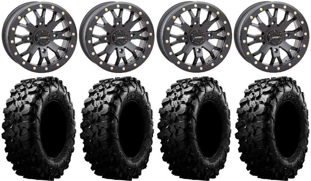15 Wheels 32 Tires 4x156 Bolt Pattern 12mmx1.25 Lug Kit P51182