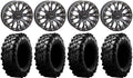 15 Wheels 32 Tires 4x156 Bolt Pattern 12mmx1.25 Lug Kit P51182
