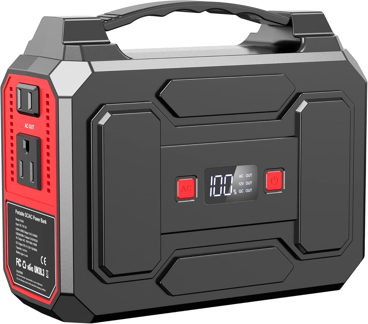 Portable Power Bank with AC Outlet 146Wh 39600mAh 110V 100W Q867136