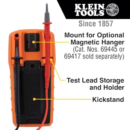 Slim Digital Multimeter with Reverse Contrast Display E297351