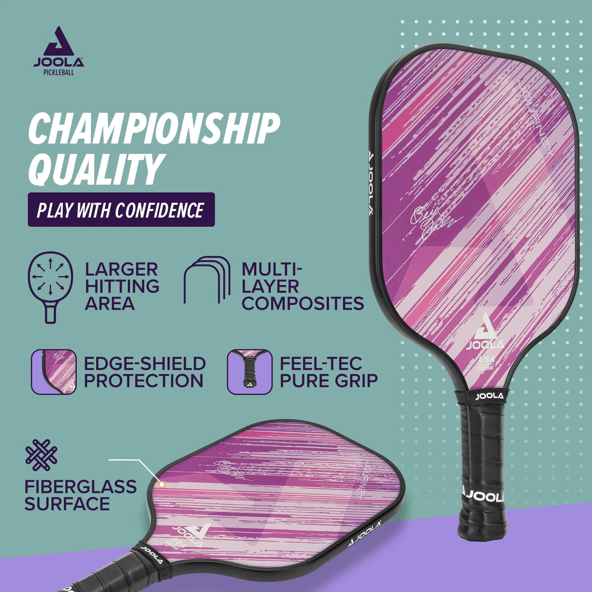 Fiberglass Pickleball Paddle D54823