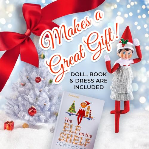 Brown Eyed Girl Scout Elf with Tiny Tinsel Dress R277278