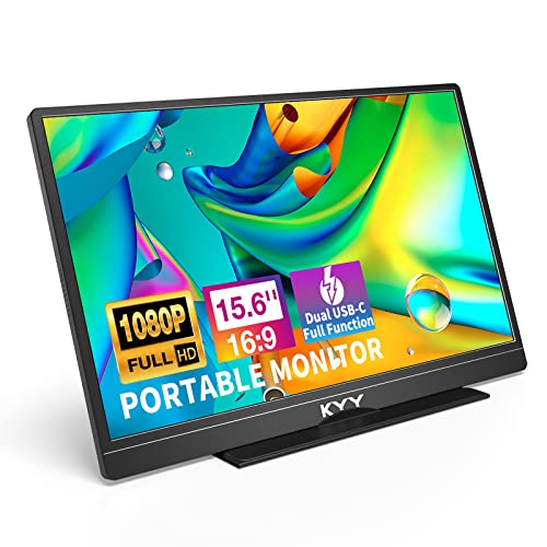 15.6'' FHD 1080P Portable Monitor with Smart Cover Bag J29770