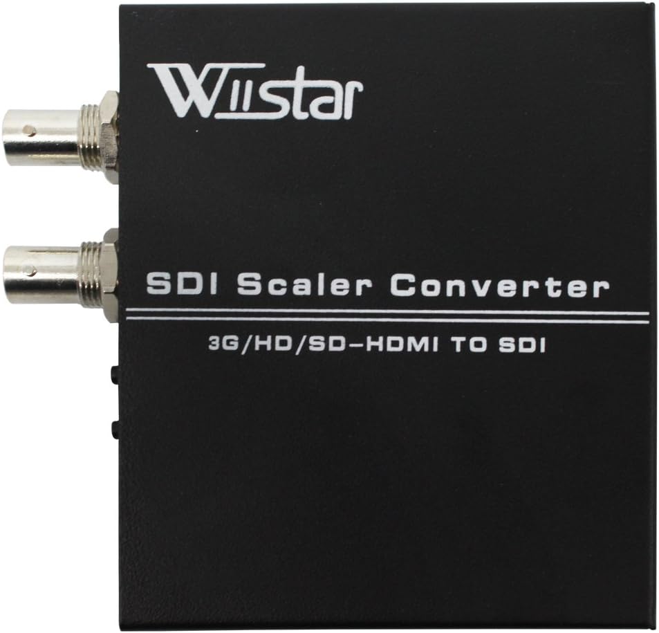 HDMI to SDI Audio Video Converter with Two SDI Outputs, 1080P, Black, Pack of 2 C164337