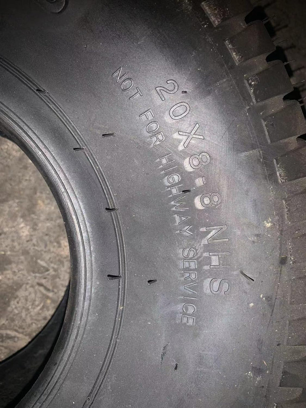 2Pcs 18 x 6.50-8 Tubeless Lawn Mower Tire N5390